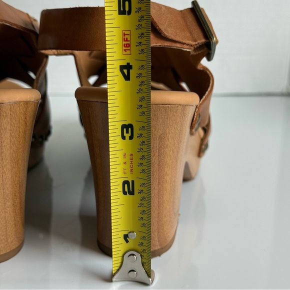 Korks Berengo Wood Heel Sandals Size 8M - Picture 7 of 10